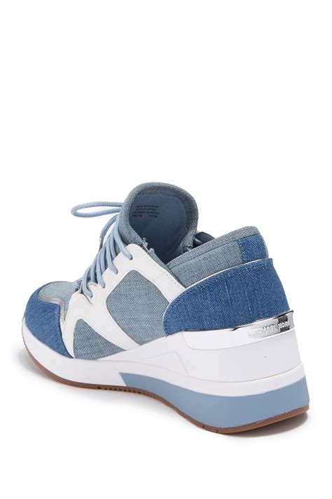 michael kors schuhe damen sneaker sale|Michael Kors denim sneakers.